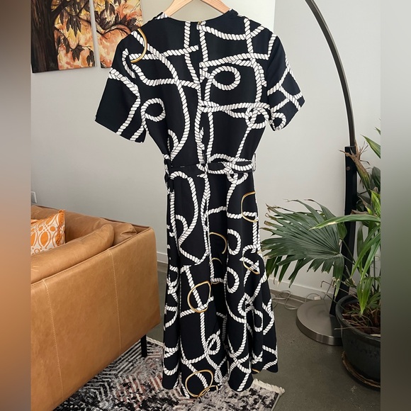 NWT Mango Wrap Midi Dress - Picture 6 of 7